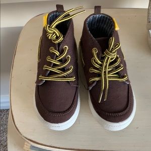 Brown High-Top Loafers